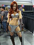 Mandy Caruso as Red Sonja, New York Comic Con 2011