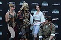 Steampunk Slave Leia, Darth Vader, Princess Leia & Luke Skywalker, Star Wars Celebration Anaheim 2015