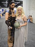 Khal Drogo and Daenerys Targaryen (Game of Thrones), WonderCon 2012