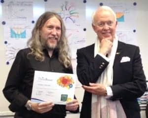 Anthony Metivier with Tony Buzan