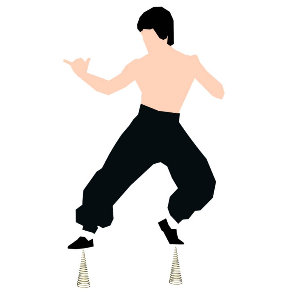 bruce lee mnemonic example for memorizing parts of suspension for commercial drivers license