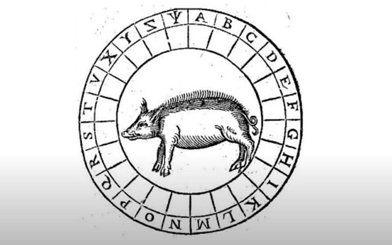 Llull inspired Memory Wheel by Giordano Bruno for composing mnemonic images