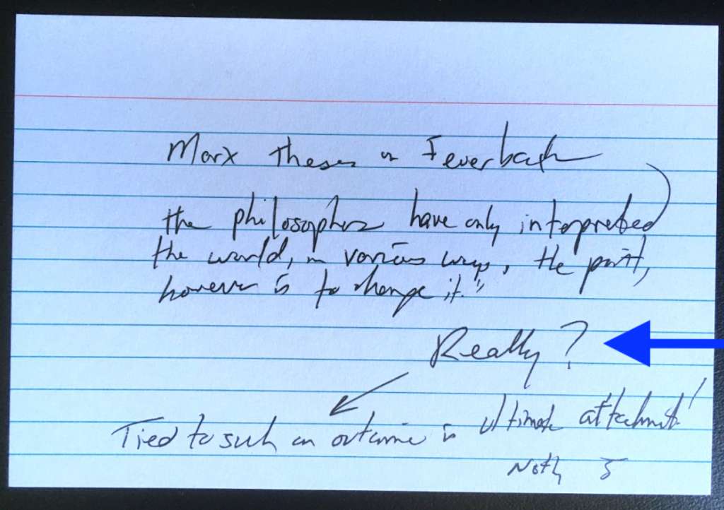 chunking memory technique example using a flashcard