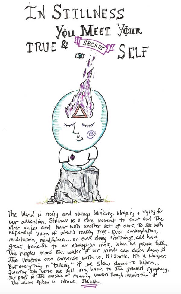 Cosmic Journal Sample Image on Finding Stillness