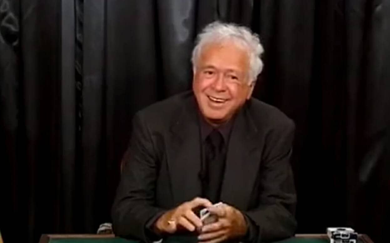 Harry Lorayne performing card magic