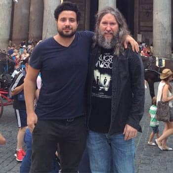 Luca Lampariello with Anthony Metivier in Rome