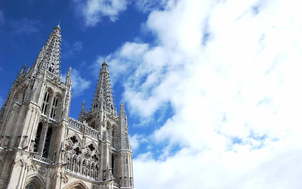 The Cathedral of Saint Mary of Burgos in Spain. Travel is an option if you want to learn Spanish but you don't have to travel to gain proficiency (and lots of pros don't recommend it).