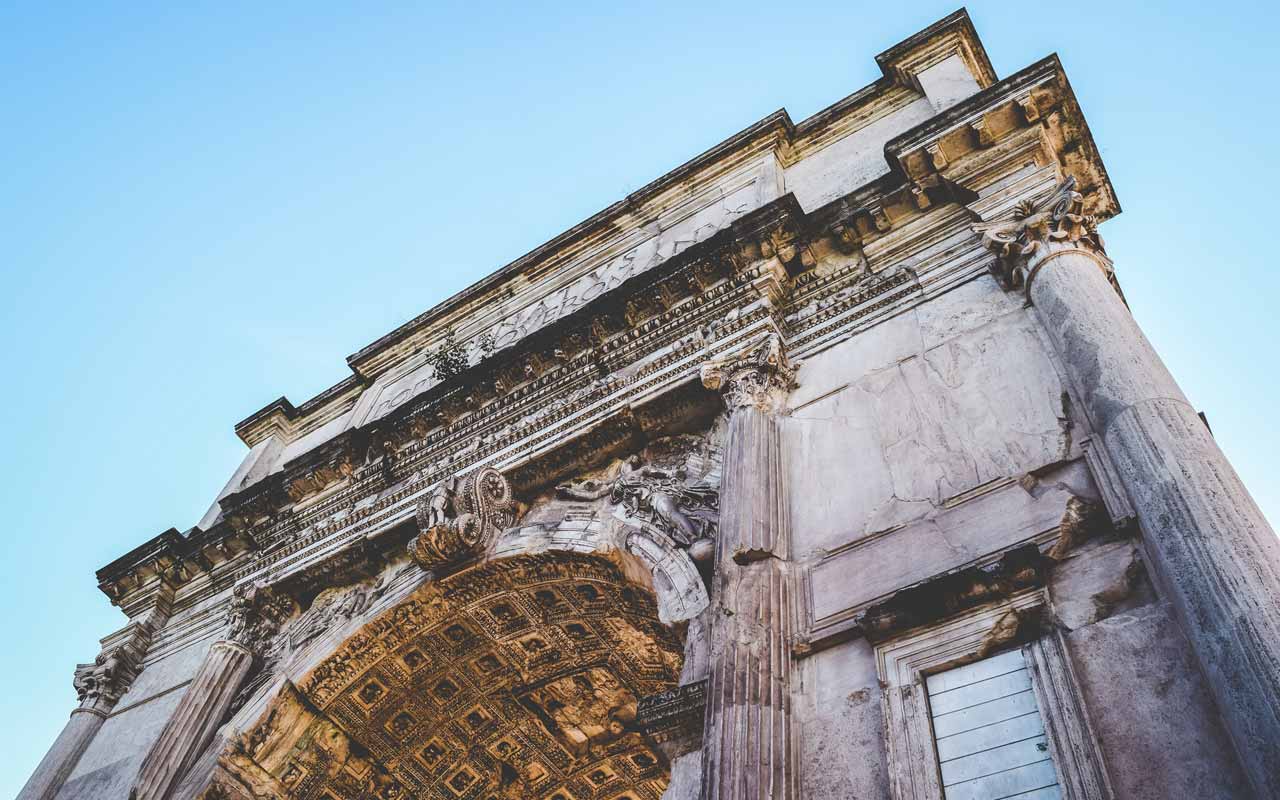 The Arch of Titus, Rome, Italy