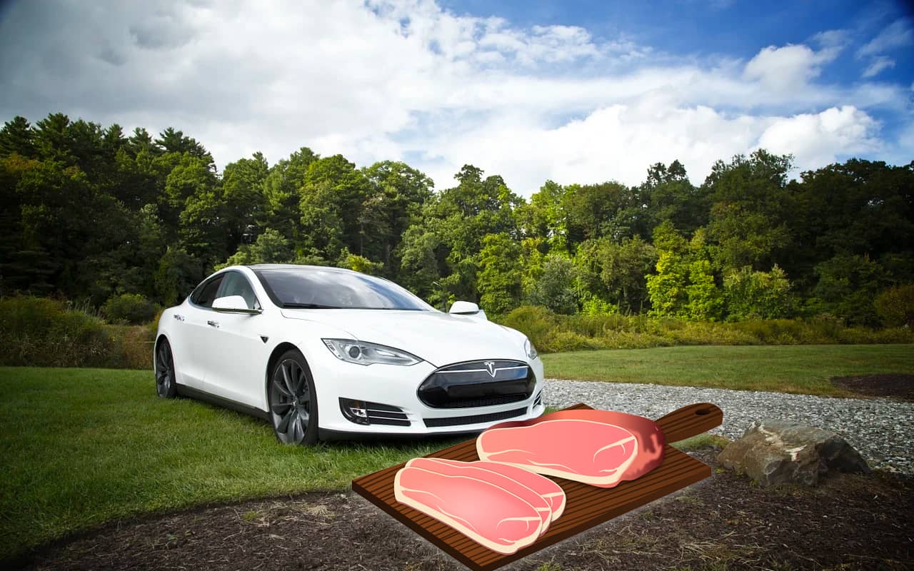 Telsa car driving over ham rote learning alternative mnemonic example