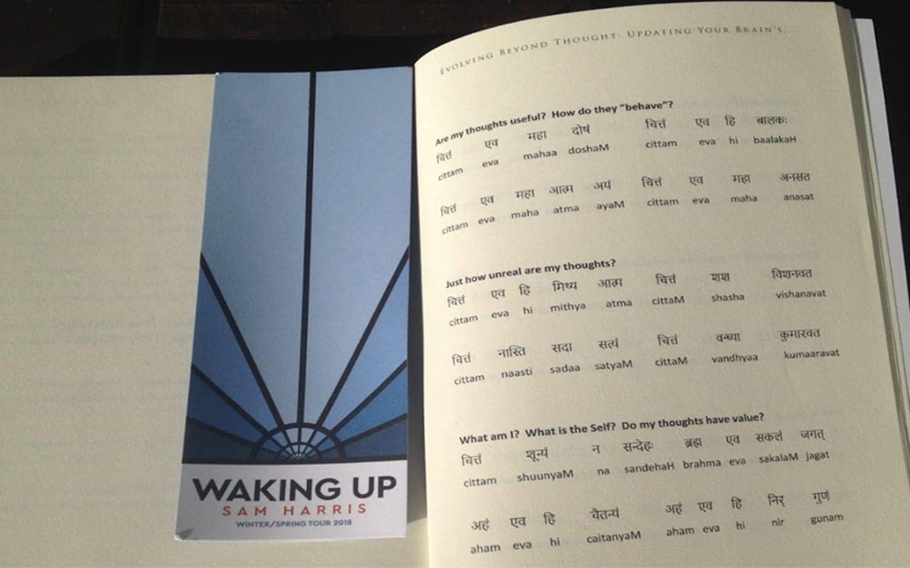 The first Sanskrit mantra I memorized from Evolving Beyond Thought by Gary Weber