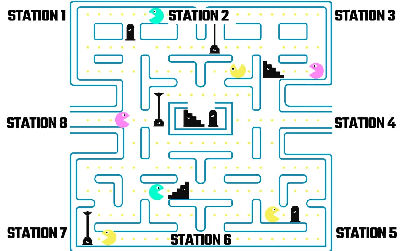 Virtual Memory Palace example based on a platform video game