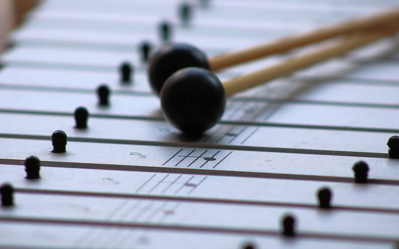 A xylophone, an example of an object you can associate with the letter X in your alphabet Memory Palace.