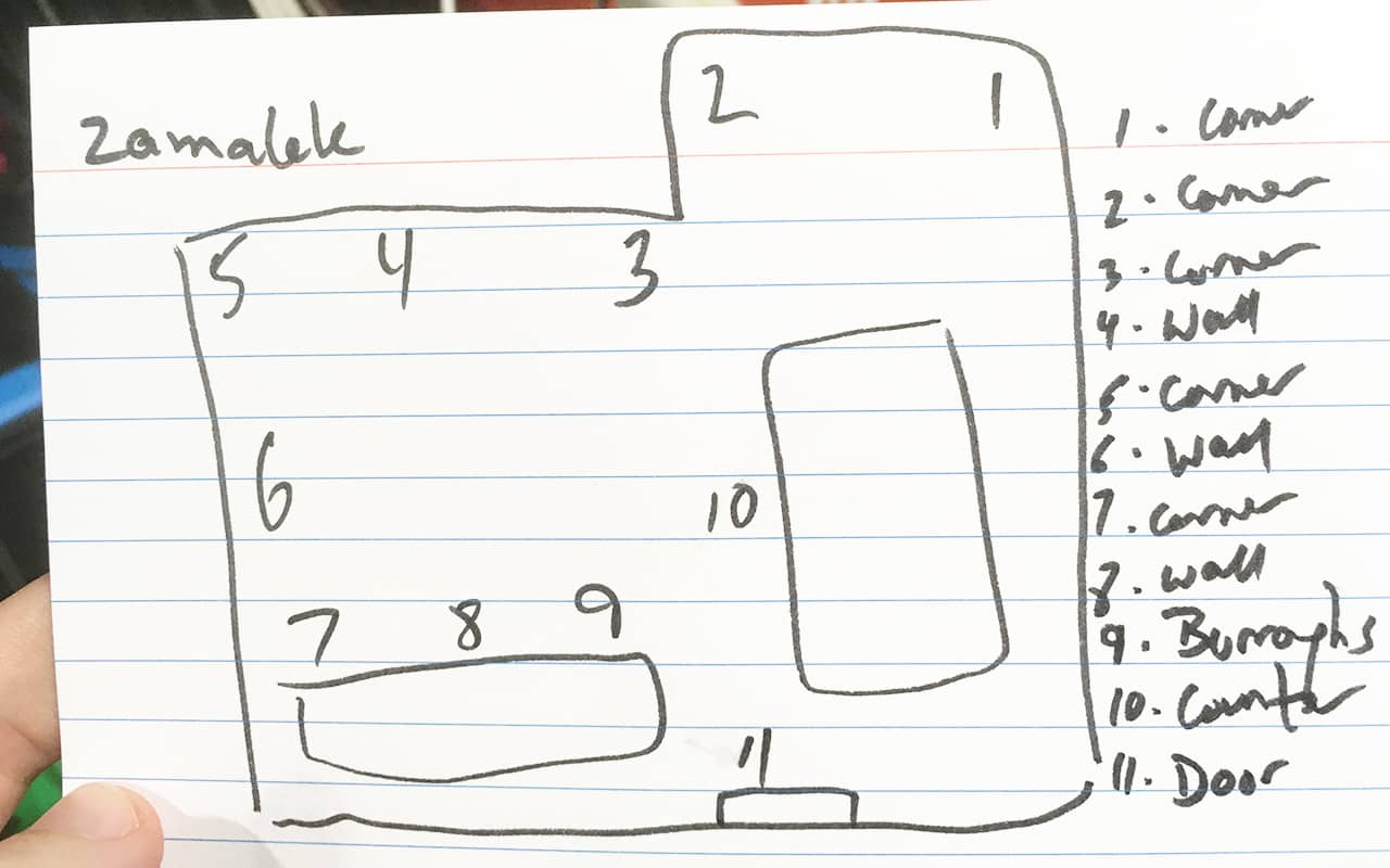 A Memory Palace based on a bookstore Anthony visited in Zamalek, Cairo, Egypt.